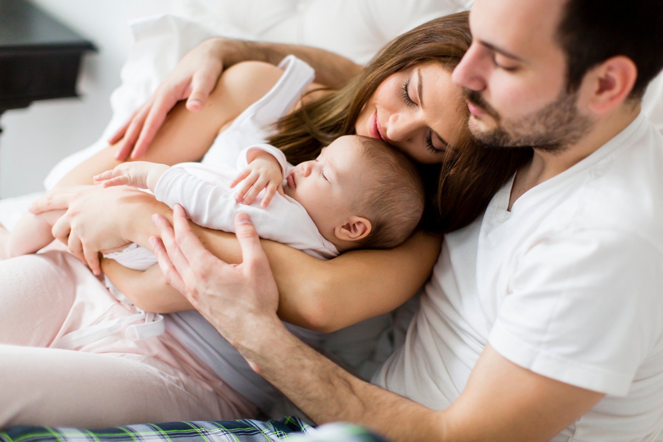 Happy Family with Baby